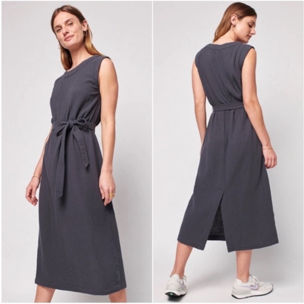 Faherty | Organic Cotton Dream Gauze Costa Dress size Large